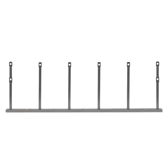 Articolo 189/6 Kit multipilastrino con base alluminio e 6 pilastrini inox - Correlato al Mod. 189/3 Kit multipilastrino con base alluminio e 3 pilastrini inox - Osd gruppo Ecotech srl